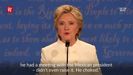 Highlights from the third US presidential debate