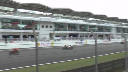 High spirit despite downpour at Sepang MotoGP