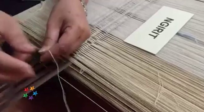 Weaving Pua Kumbu Iban ceremonial textile