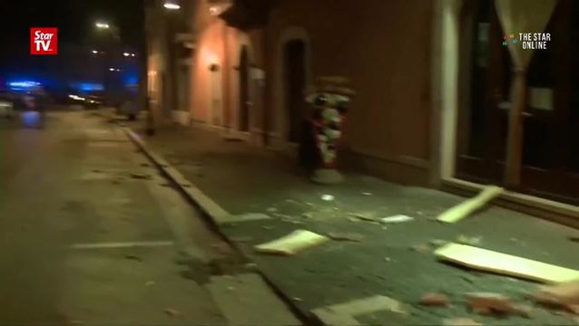 Earthquakes hit central Italy