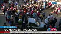'Government has failed us'