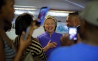 Clinton, Trump meet voters and rally in Florida and Nevada
