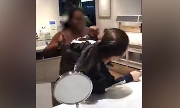 Woman arrested after fracas in Singapore mall