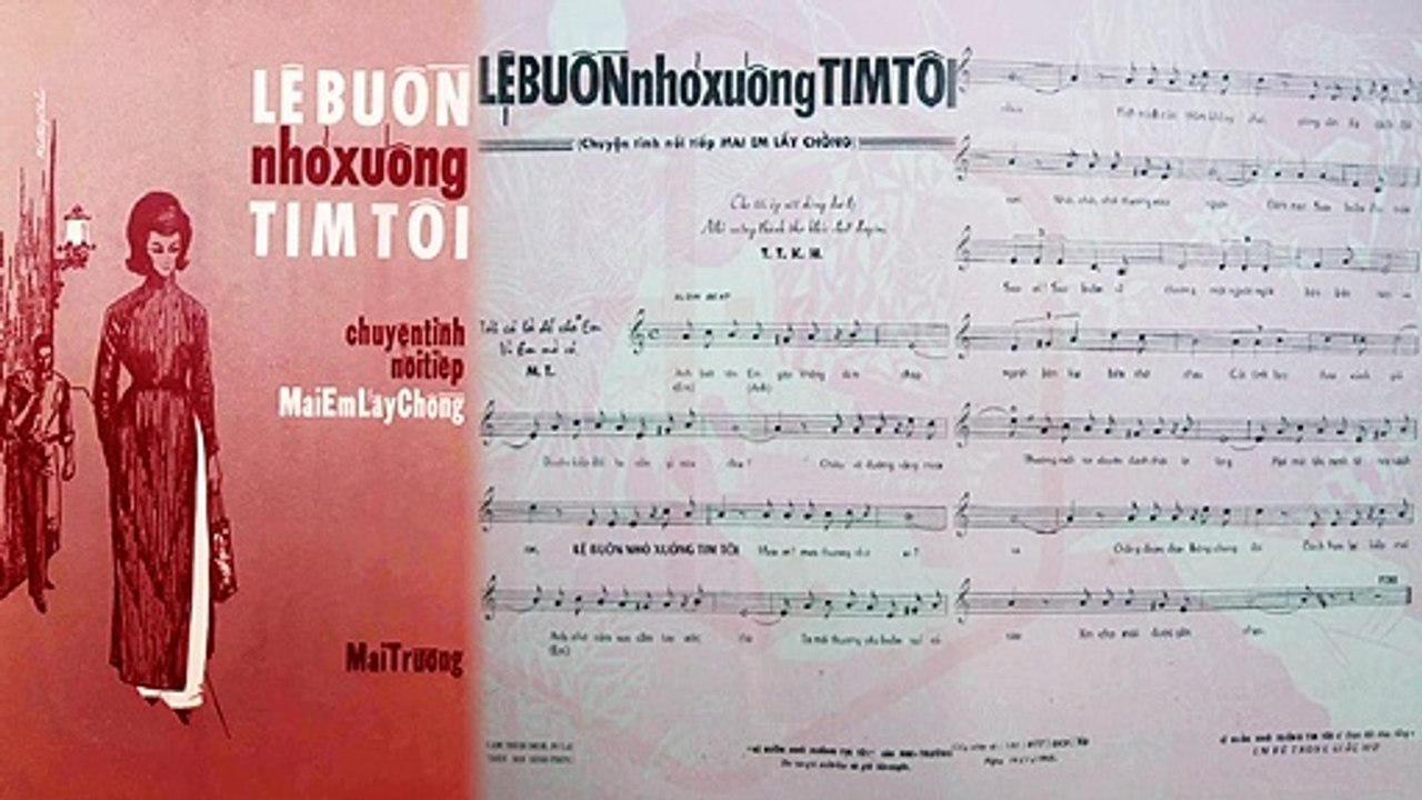 Lệ Buồn Nhỏ Xuống Tim Tôi (Mai Trường) Nhật Thiên Lan Pre 1975