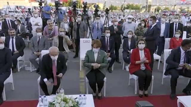 CHP Genel Başkanı Kılıçdaroğlu ve İYİ Parti Genel Başkanı Akşener, toplu açılış törenine katıldı - KOCAELİ
