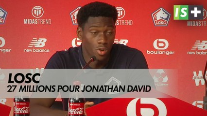 Lille : 27 millions pour Jonathan David