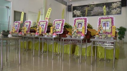 Six killed in MPV-trailer crash laid to rest