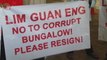 Group protest, urging Guan Eng to step down