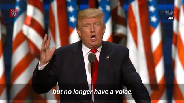Trump accepts Republican nomination for US president