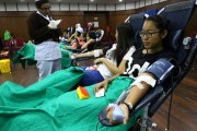 Blood donation campaign draws first-time donors