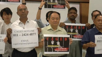 Civil societies form Caged to monitor forced disappearances