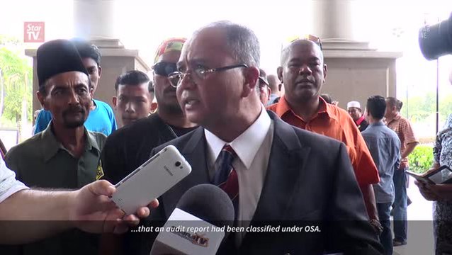 Suit seeks to declassify final audit report on 1MDB