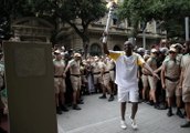 Rio 2016: Protests mar Olympic torch arrival