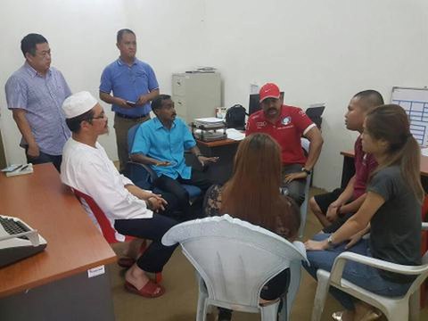 Driver who angered worshippers was rushing to work