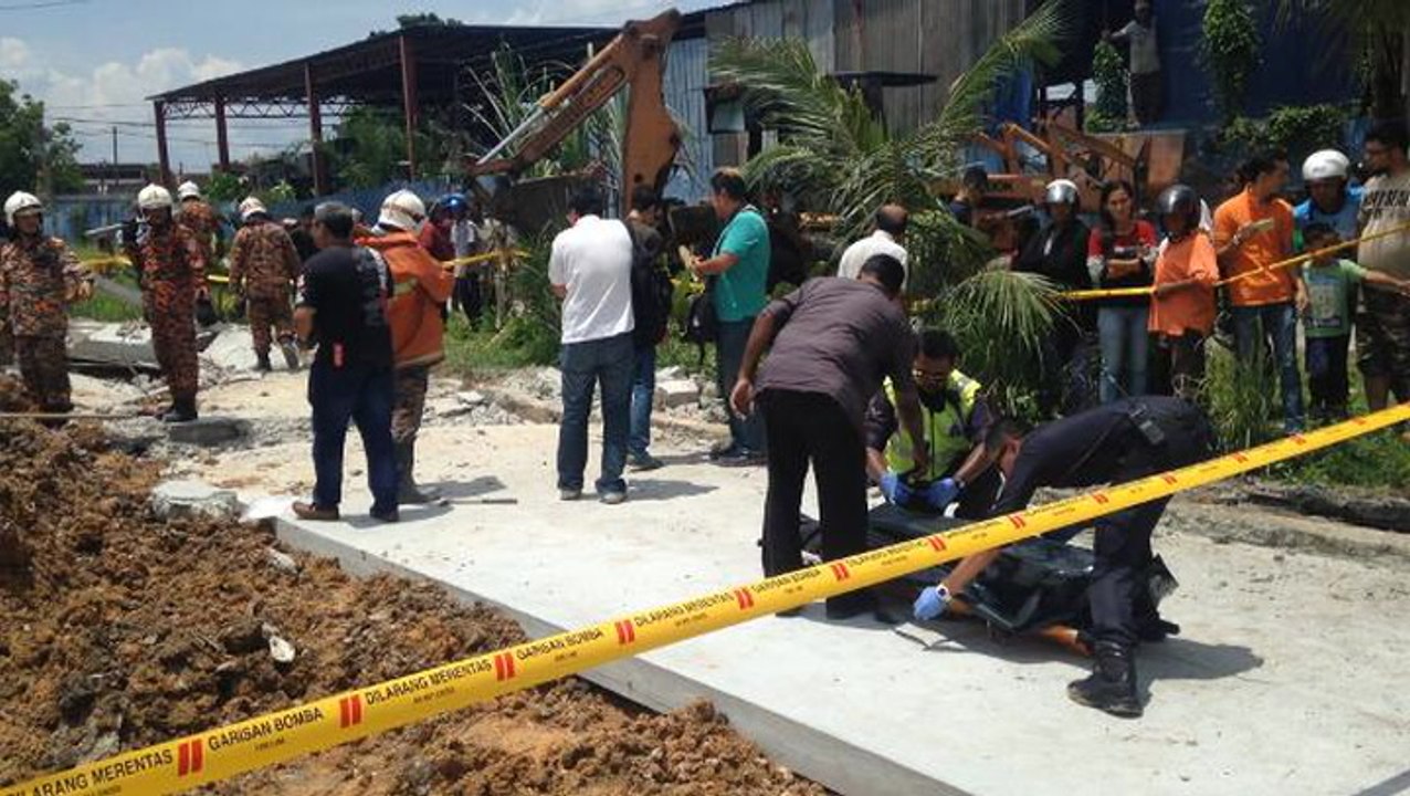 Construction worker crushed to death by wall