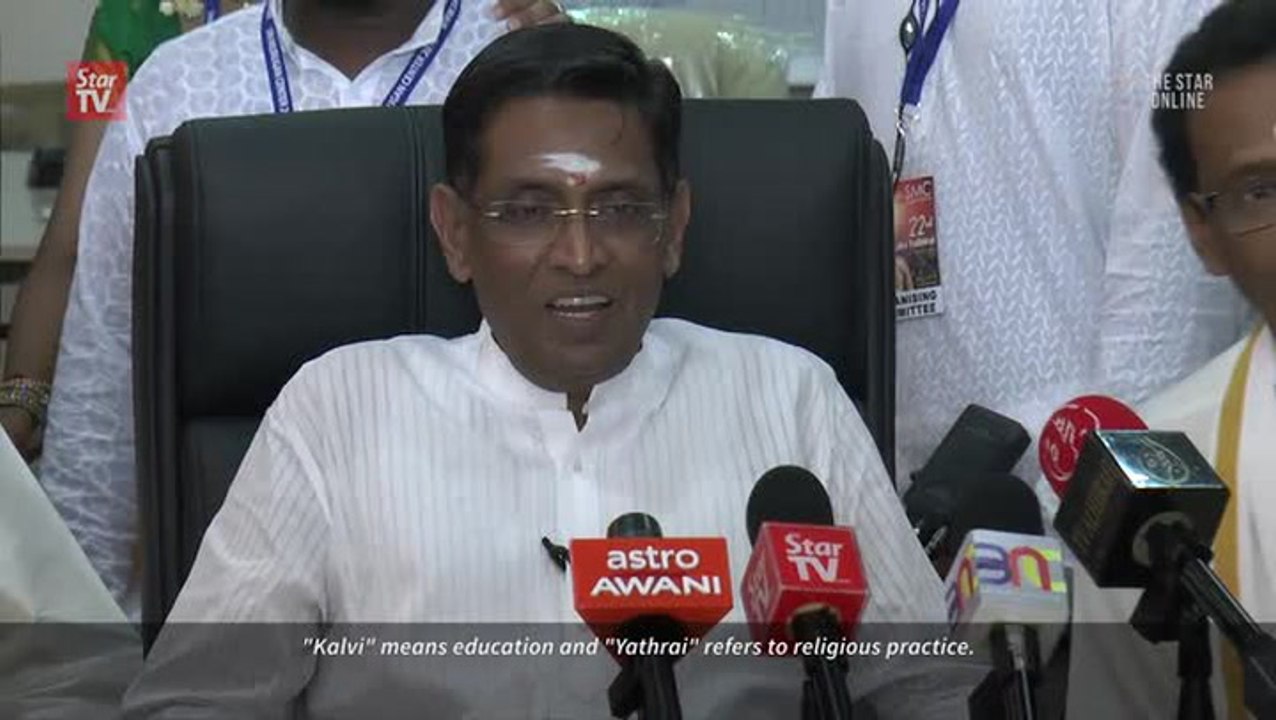 Hindu students sitting for exams seek divine blessings at Batu Caves