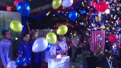 Proudly flying the Malaysian flag