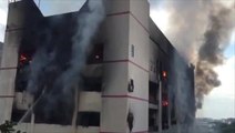 Huge fire hits Singapore's CK Building