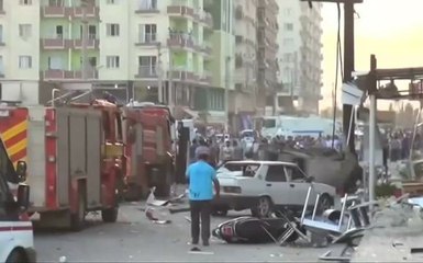 Bomb attacks, cross-border fire kill 13 in southeast Turkey