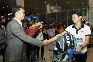 Eain Yow prepares himself for Olympics