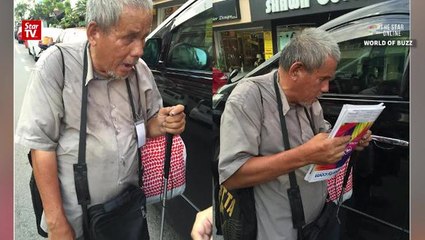 Blind 'Uncle Luke' says sorry for his strong-arm tactics