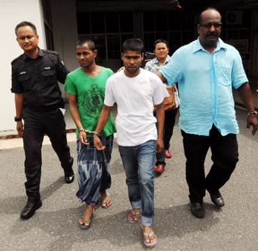 Two Myanmar youth sentenced to three years jail for migrant smuggling in 2014