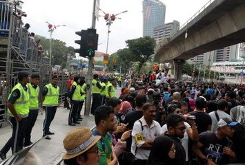 #TangkapMO1 rally-goers: Turnout could have been better