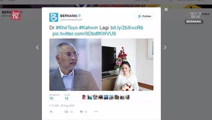 Khir Toyo takes second wife