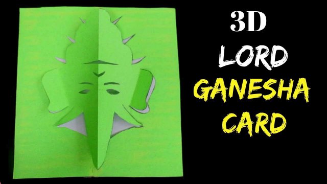 3D Paper Ganpati | How to Make 3D Ganpati with Paper | Creative Ideas for Ganpati Decoration At Home Video | Ganesh Chaturthi Craft Ideas 2020