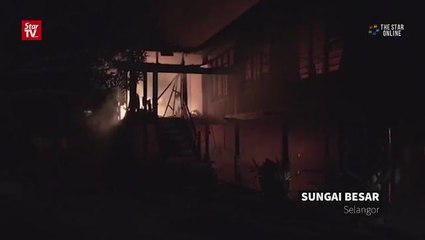 Family home in Sg Besar razed on eve of Ramadan