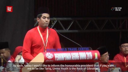 Umno Youth will be party's 'Rock of Gibraltar', pledges Khairy