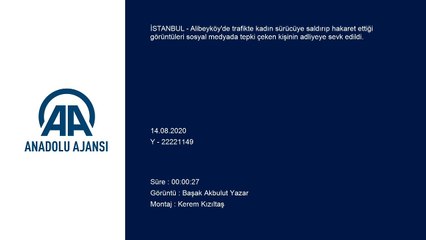 Alibeyköy'de trafikte kadın sürücüye saldıran kişi adliyeye sevk edildi - İSTANBUL