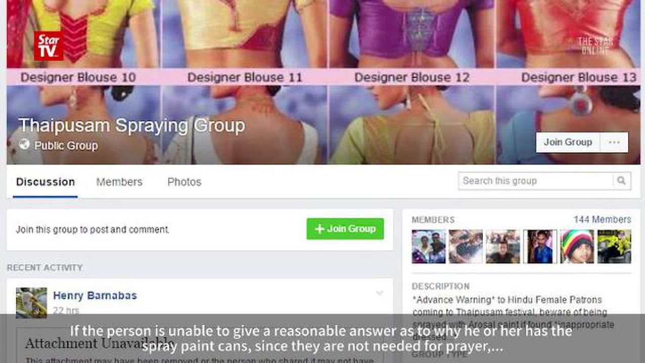 Police on Thaipusam: Pray, don't spray