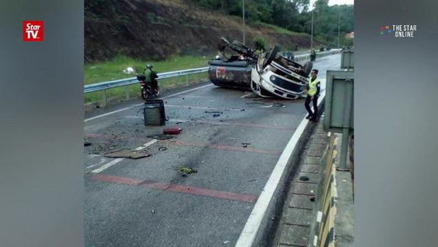 Overturned tanker causes massive traffic jam along NSE
