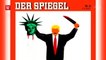 German magazine depicting Trump beheading Statue of Liberty sparks furore