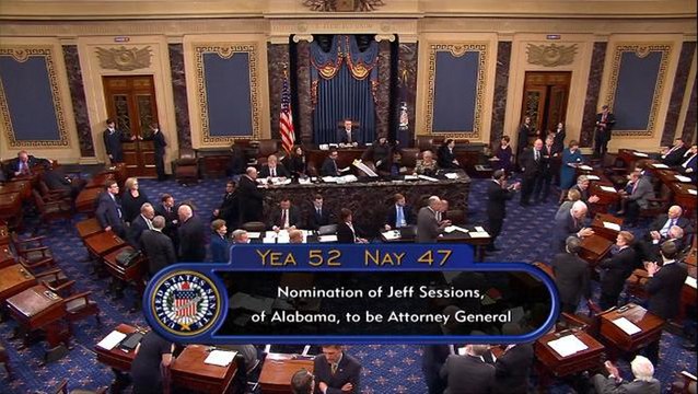 New US Attorney General bids farewell to Senate after 20 years