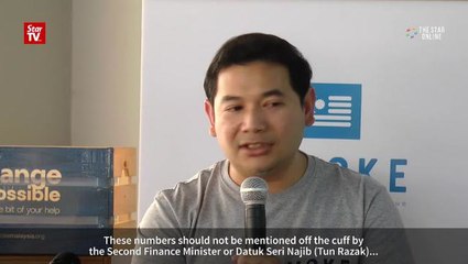 Rafizi wants straights answers on national debt