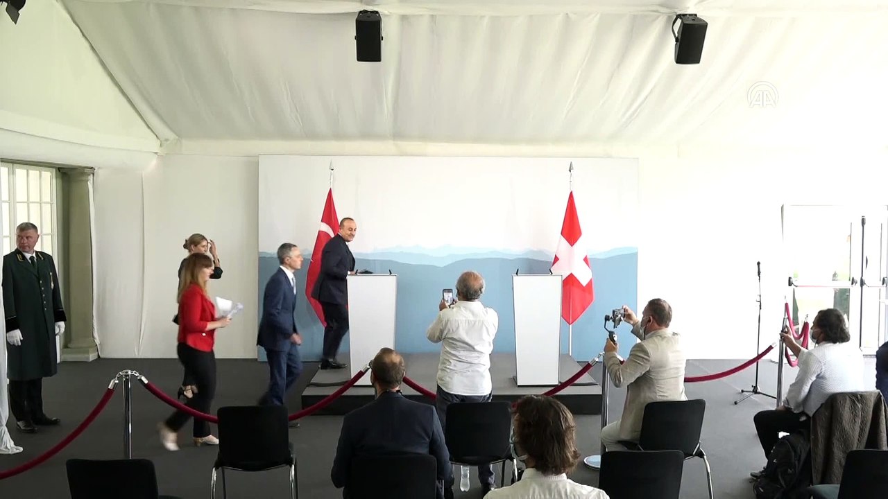 Dışişleri Bakanı Çavuşoğlu: '(İsviçre) İkili ticaret hacmimiz geçen yıla göre, pandemiye rağmen yüzde 30 arttı' - BERN