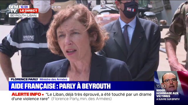 Florence Parly: Plus de 700 militaires se préparent à venir en aide aux habitants de Beyrouth