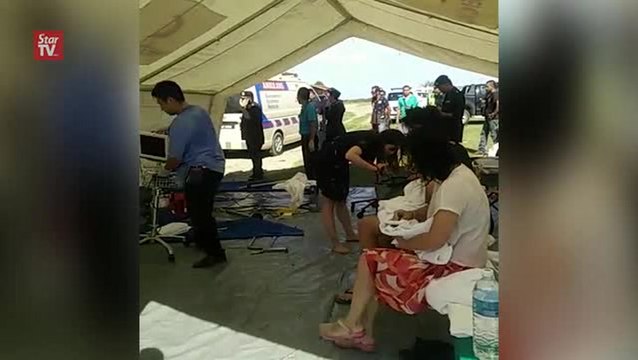 22 rescued after catamaran capsized off Sabah