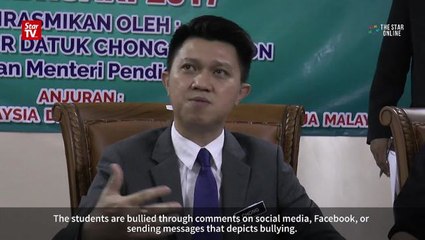 Chong: Cyber bullying laws being drafted
