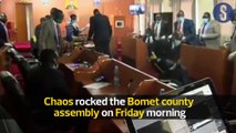 Chaos, punches as Bomet MCAs elect new speaker