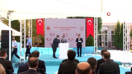 Adalet Bakanı Gül, mesleki eğitim merkezi açılış törenine katıldı
