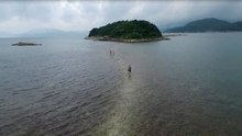 Sharp Island – drone and phone
