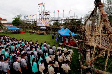 Perak scout group sets longest pioneering structure record