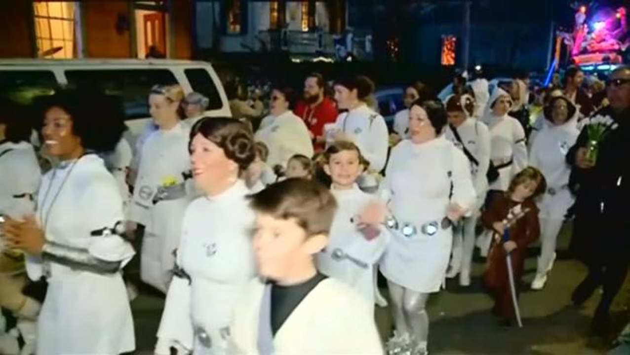 New Orleans pays tribute to Star Wars' Carrie Fisher