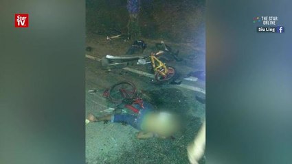 Car rams into cycling teens, eight dead