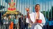 Towel-clad Jamal Yunos stages water cut protest