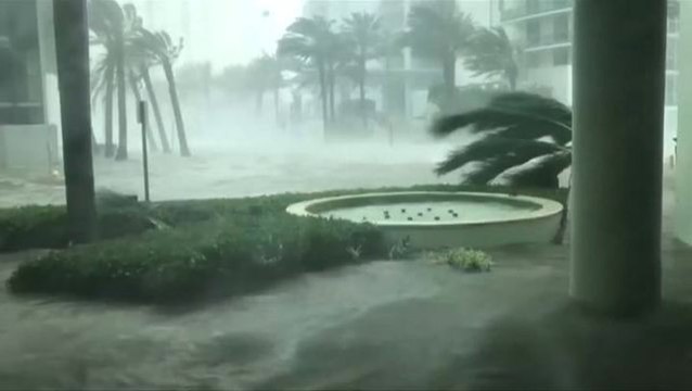 Hurricane Irma pounds Florida