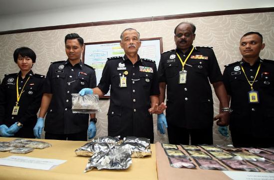Five suspected drug traffickers nabbed in Perak